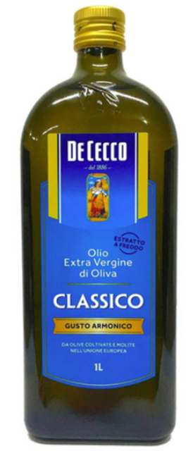 Оливкова олія першого холодного віджиму De Cecco Classico Extra Virgin 1 л